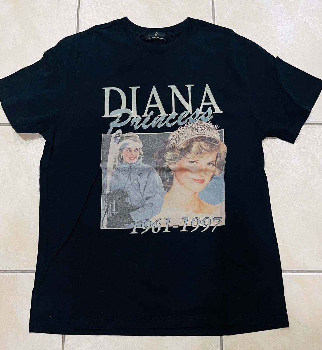 Vintage Princess Diana Memorial Shirt Princess Of Wales Rap Tee 