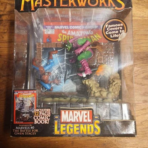 Marvel Legends Masterworks Spider-Man Green Goblin Figur Statue 2006 Toybiz