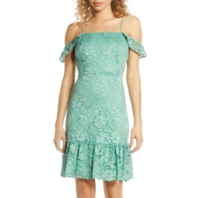 knee length dresses for ladies Sam Edelman Women's Floral Lace Sequin Sleeveless Dress MSRP $158 –  DGFOutlet main image 0