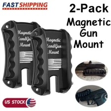 2-Pack Fast Draw Gun Magnet Mount Magnetic Gun Rack Holster Concealed Gun Holder