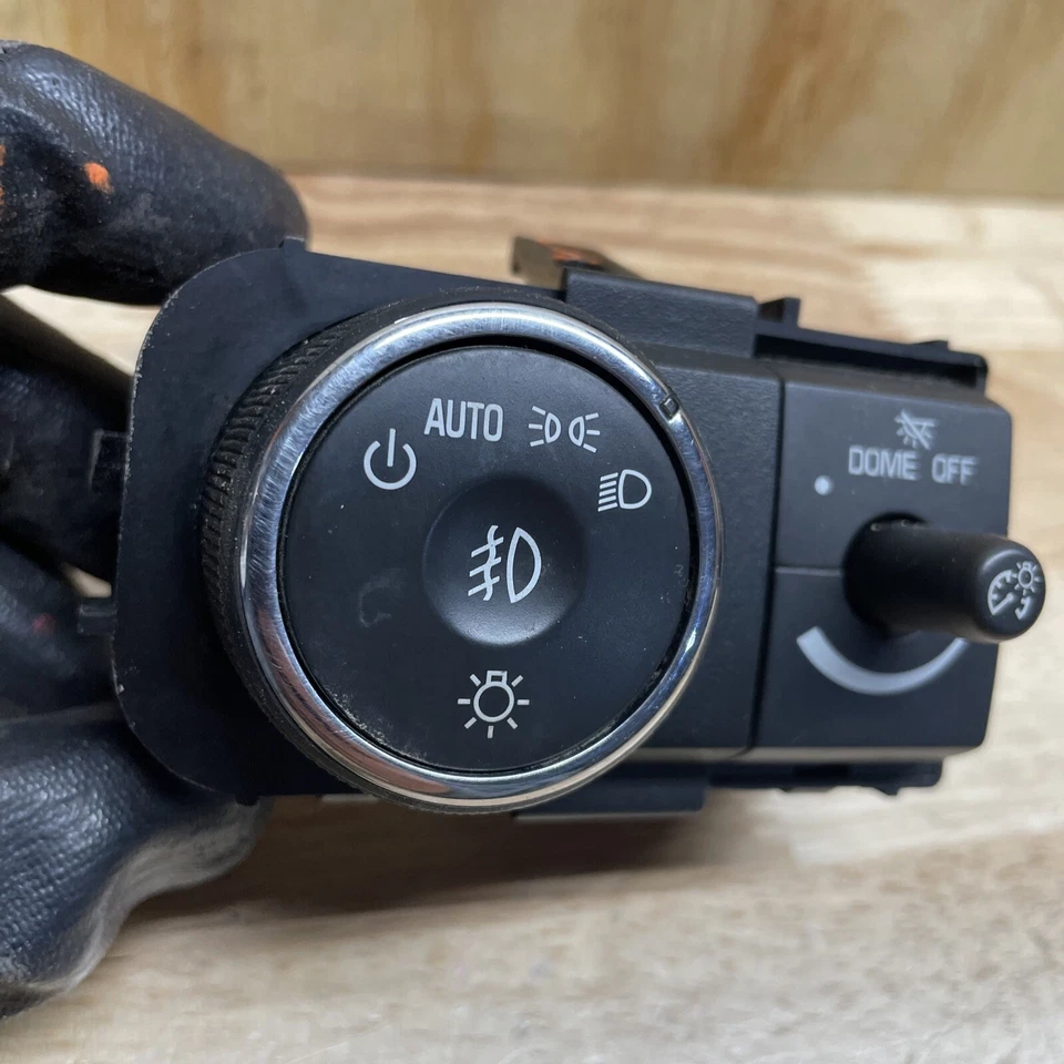 OEM 07-12 GMC Acadia Enclave Headlight Head Light Lamp Fog Dimmer Control Switch Foto 2 de 4