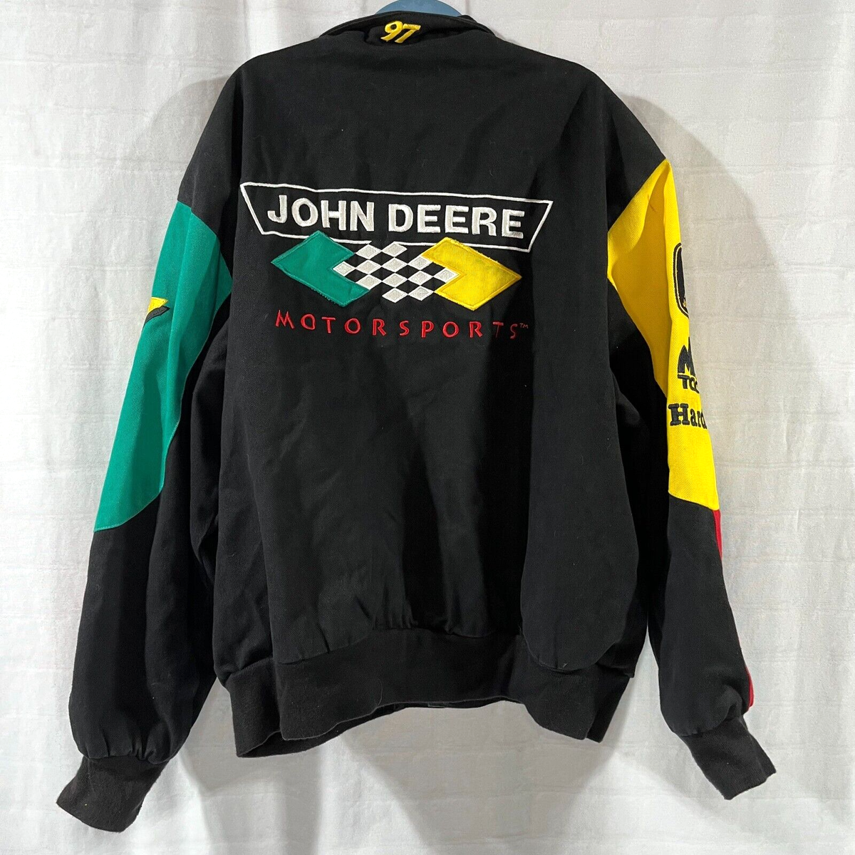 JH Design John Deere Motorsports Nascar Racing Jacket, Chad JH Design John Deere Motorsports Nascar Racing Jacket, Chad