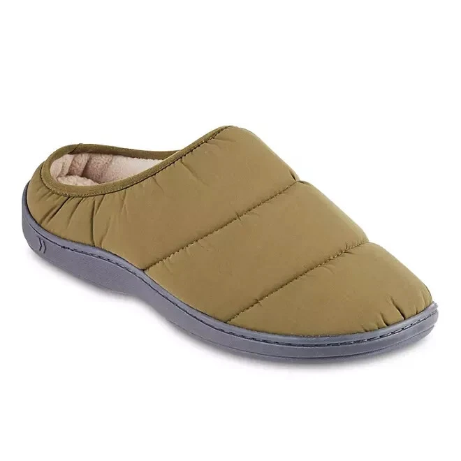 Isotoner Pantofole Uomo Extra Leggere In Maglia Elasticizzata E Camoscio – Suola Antiscivolo E Lavabili