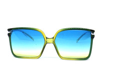 Vintage Women's Sunglasses SAPHIRA Made in GERMANY Plastic 80s Blue