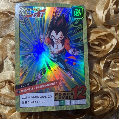 VEGETA Super Saiyan Dragon Ball LIVE Anime ACG Holo Girl Waifu 2 Card