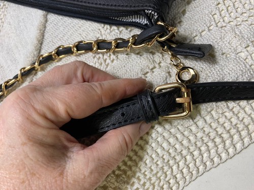 Bohemia Hippie veganes Kunstleder schwarze Tasche 2 Reihen Quasten 10"" hohe Umhängetasche F45 - Bild 4 von 12