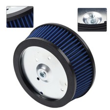 Blue AirCleaner Filter Element For Harley Dyna 99-17 Softail 00-17 Touring 99-16