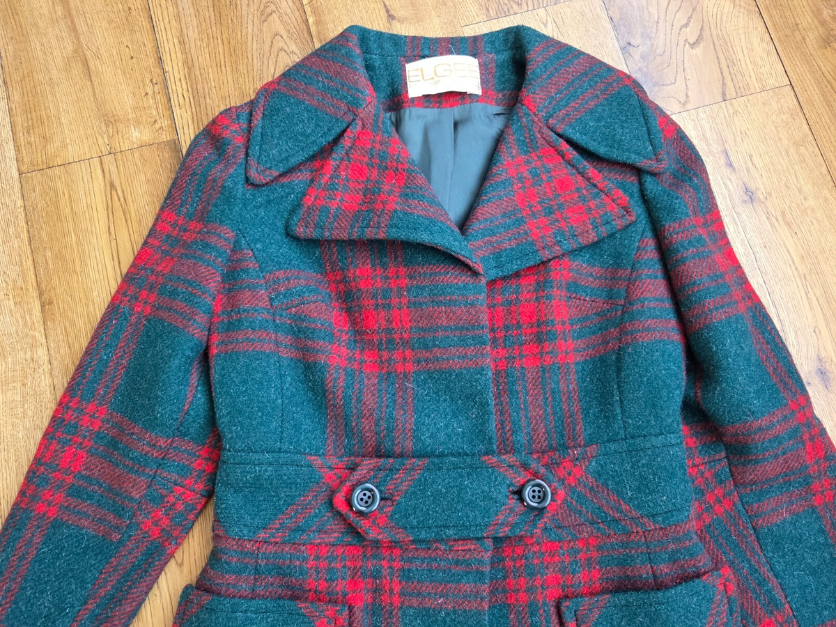 60s ELGEE London Vintage Tweed Coat 英国製 60s ELGEE London