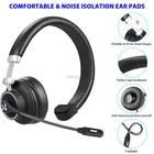 Trucker Bluetooth Headset Wireless Noise Cancelling Headphones with Mute Mic