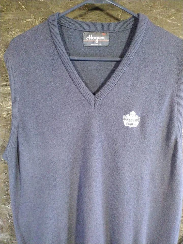 Colete Vintage Ben Hogan Feito Nos EUA GG 100% Acrílico Orlon - Imagem 4 de 4