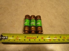 LOT OF 3 BUSSMANN, FRN-R-20, 20A, 250VAC CLASS RK5 FUSES, G0218