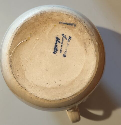 Vintage Hand Turned Marshall Pottery Pitcher Signed Sr Potter Landrence Houston - Picture 6 of 10