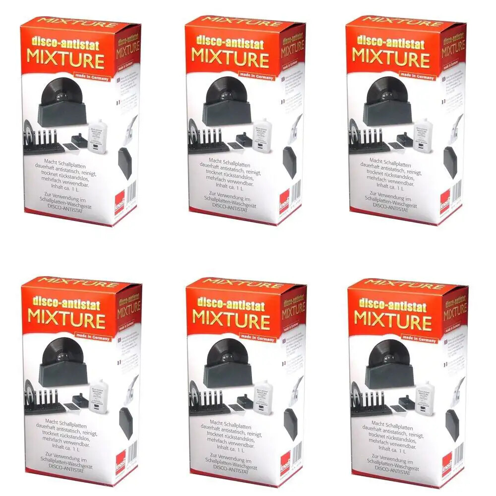 KNOSTI DISCO-ANTISTAT MIXTURE pacco RISPARMIO con 6 LITRI liquido lavare vinile