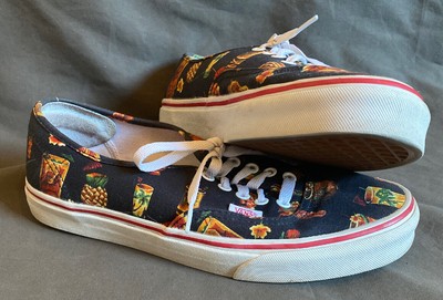tropical pineapple black vans