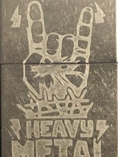 HEAVY METAL Lighter BRAND NEW Rock And Roll DIO 6-Free Flints