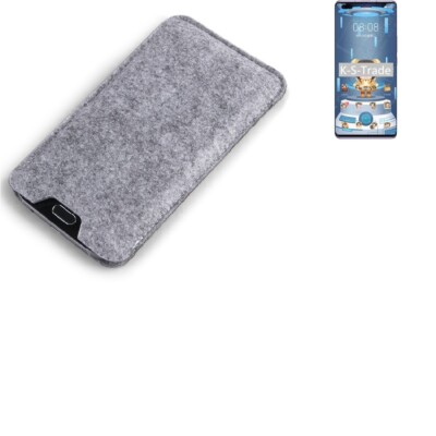 Filz Hülle für HTC Wildfire E3 grau Sleeve Case Tasche Schutz Hülle