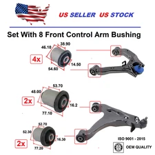 Front Control Arm Bushing For Mitsubishi Montero 2001-2006 Set Lower Upper LH+RH