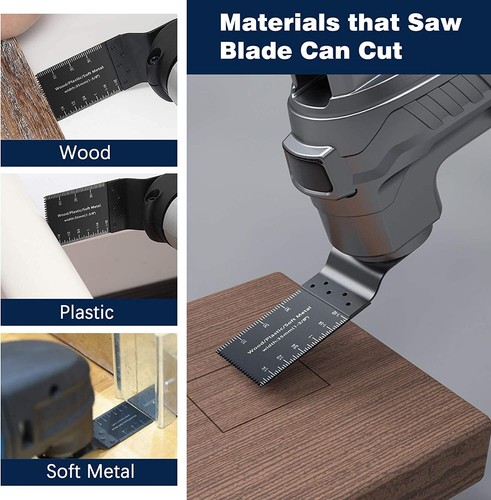 20 Stk Sägeblatt Sägeblätter Zubehör Multifunktionswerkzeug Multitool Für Metall - Bild 11 von 11