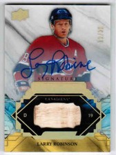 19/20 2019 UD ENGRAINED LARRY ROBINSON R-LR RARE REMNANTS STICK AUTO 35 MONTREAL