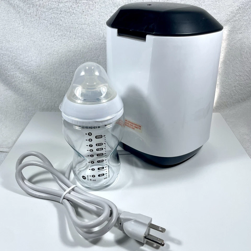 Tommee Tippee Go Intelligent Bottle Warmer Machine & New 9 Fl Oz Glass Bottle - Image 3 of 4