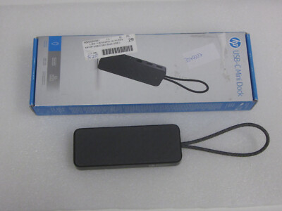 HP USB-C Mini Dock HDMI, VGA, RJ-45, USB 3.1, USB 2.0 (HSA-Q001PR) 1PM64AA#AC3