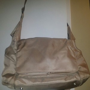 Pottery Barn Kids Backpack Messenger Combo Diaper Bag Golden Tan