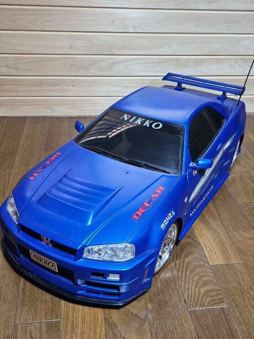 NIKKO Giant RC Car RC 1/5 Skyline GTR R34 RARE | eBay NIKKO Giant RC Car RC 1/5 Skyline GTR R34 RARE | eBay