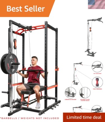 High Capacity Power Zone Strength Rack Includes Spotter Bar