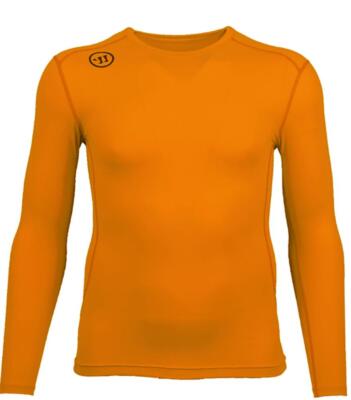 Warrior Compression LS Shirt Senior Orange