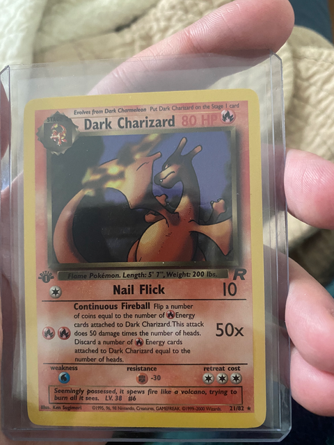 1st Edition Dark Charizard 21/82 Non Holo Team Rocket 2000 Pokemon