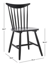 Safavieh JODAN DINING CHAIR, Reduced Price 2172729624 DCH1404A-SET2