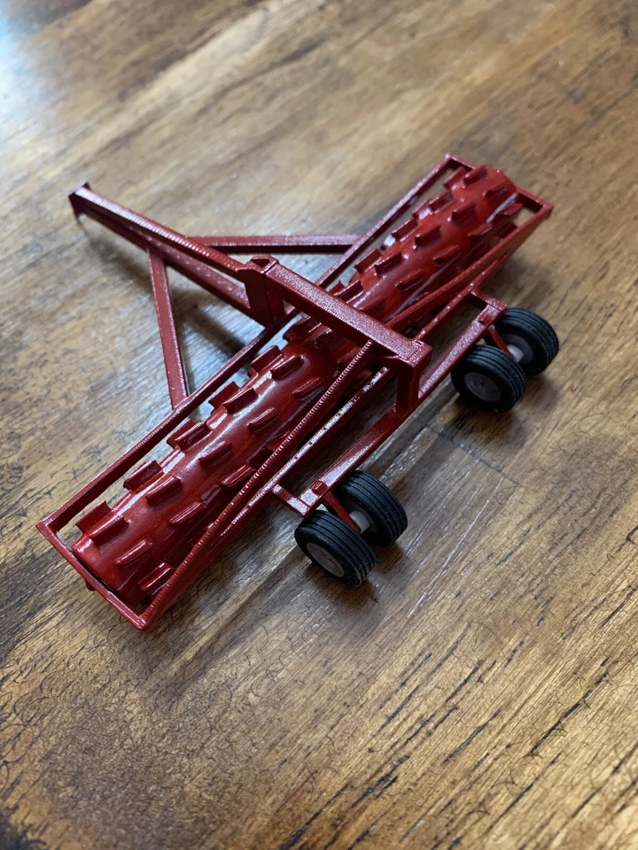 1/64 Custom Red Rice Roller Farmtoy - Image 2 of 2
