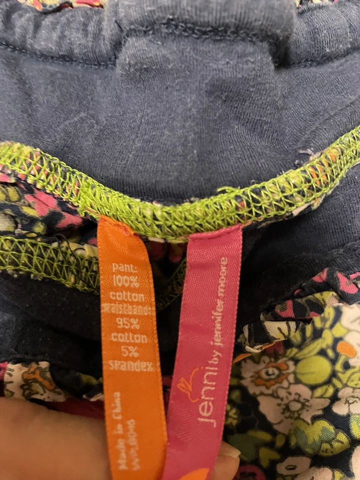 Pantalones de salón pijama de algodón floral Jenni By Jennifer Moore talla XL Foto 4 de 4