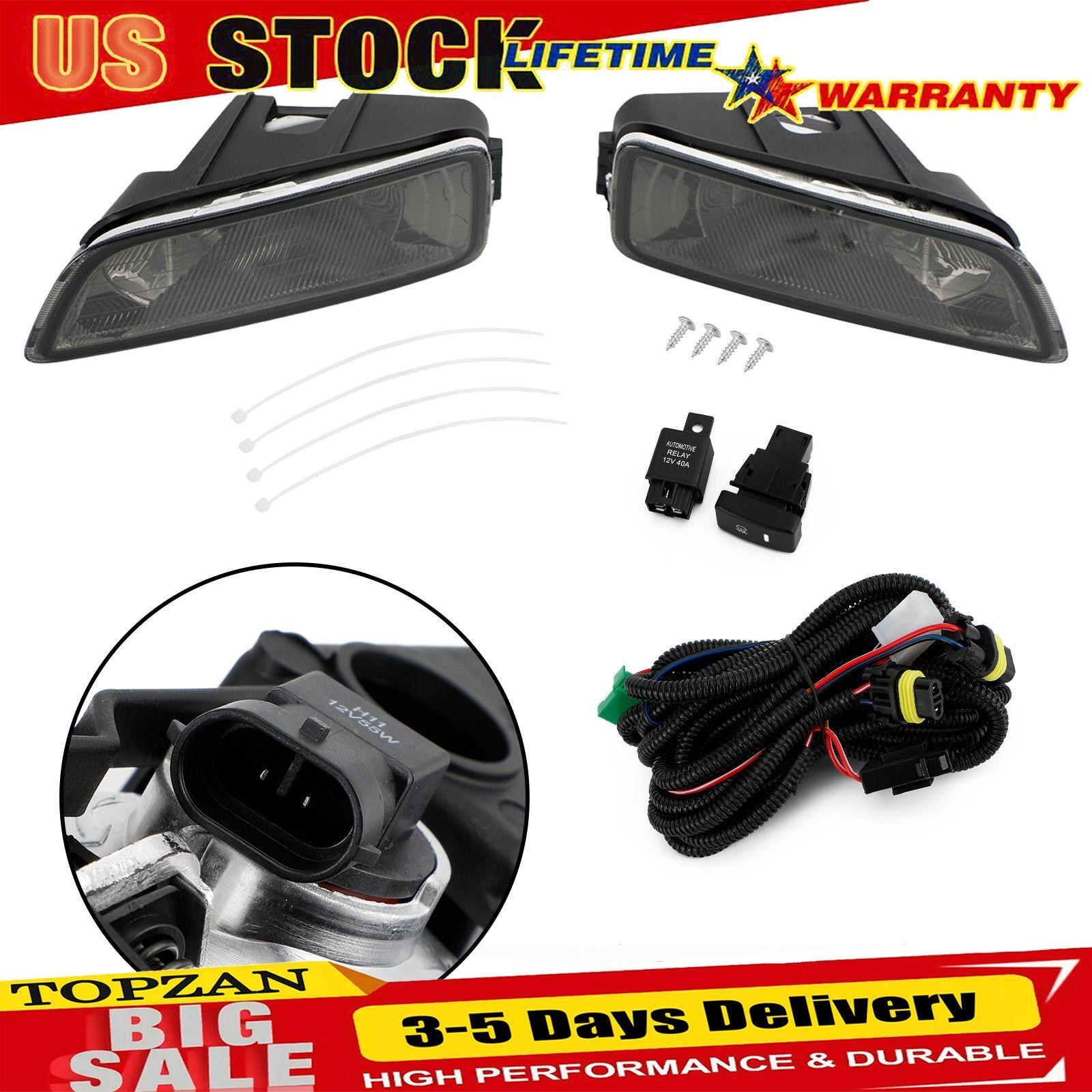 Smoke Lens Fog Lights + Switch For Honda Accord 2003-2007 / Acura Tl 2004-08 TL