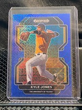 Kyle Jones 2022 Prizm Draft Blue Mojo - #204 Toledo / Twins
