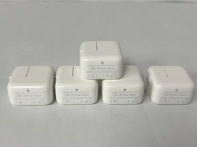 Lot of 30 Genuine Apple 12W USB Power Adapter Charger for iPhone iPad A1401