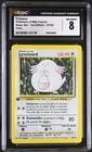 (PSA) CGC 8 Levinard Chansey 1st Edition French Base Set Holo Pokemon Card 3/102