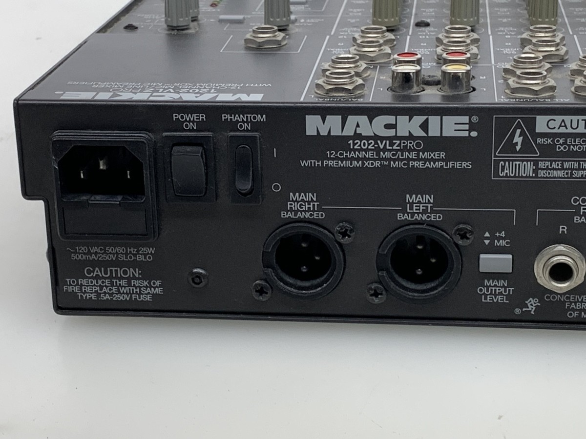 MACKIE 1202-VLZ PRO 12 CHANNEL MIC/LINE MIXER | eBay