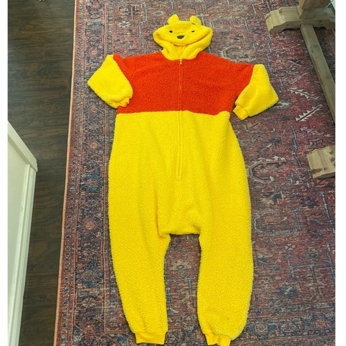 Disney Winnie Puuh Einteiler Pyjama-Overall Einteiler mit Kapuze für Erwachsene