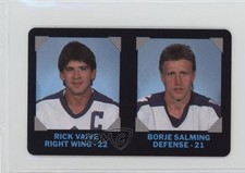 1985-86 7-Eleven NHL Collectors' Series Rick Vaive Borje Salming #18 HOF 7xr