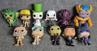 lot of 11 loose funko pop figures gremlins  stranger things jack skelington