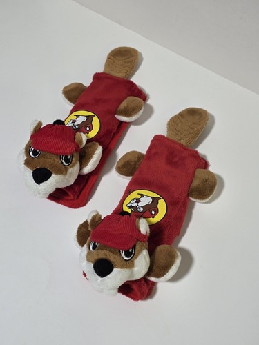 Buc-ees Plush Seatbelt Cover Buckle Up With Buc-ee Beaver Shoulder Pad Bucees