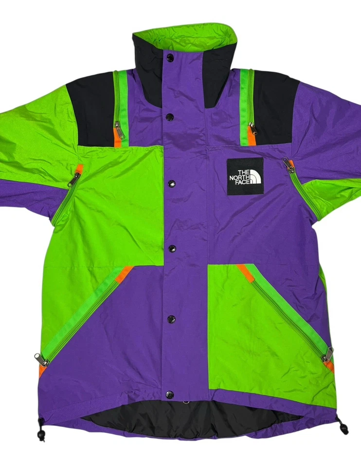 复古 The North Face 夹克 Tonar Rage 男式中号外套色块 90 年代罕见 — 第 3/4 张图片