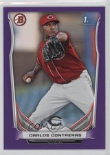 2014 Bowman Prospects Purple Carlos Contreras #BP65 1f0
