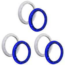Kicker 3 Pair  51KLSR88 - 8.8-Inch to 8-Inch LED Adapter Ring For Marine Sp...