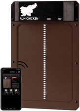 ORIGINAL RUN-CHICKEN Door Brown Automatic Chicken Coop Door App controlled
