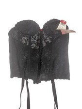Vintage Carnival Corset With Garter Size 34A