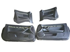 Audi A4 S4 B6 B7 8H Cabrio Türverkleiung Leder schwarz