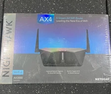 Netgear Nighthawk AX4 AX3000 WiFi 6 Router RAX36S Dual-Band Gigabit New Sealed