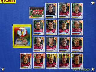 Panini★WM 2002 WorldCup WC 02★Team Dänemark komplett / Denmark complete set
